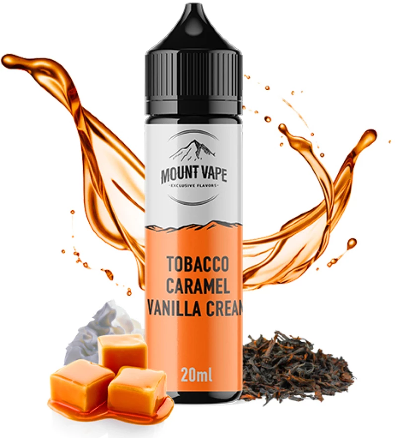 Mount Vape Tobacco Caramel Vanilla Cream 20ml/60ml Flavorshot