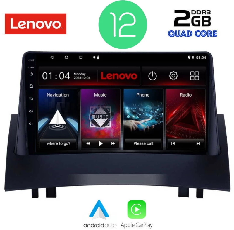 LENOVO LVB 4555_CPA (9inc) MULTIMEDIA TABLET OEM RENAULT MEGANE 2 mod. 2002-2008