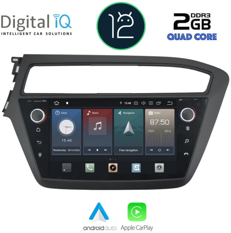 DIGITAL IQ X418_CPA (9''_DECK) MULTIMEDIA OEM HYUNDAI i20 mod. 2019-2021