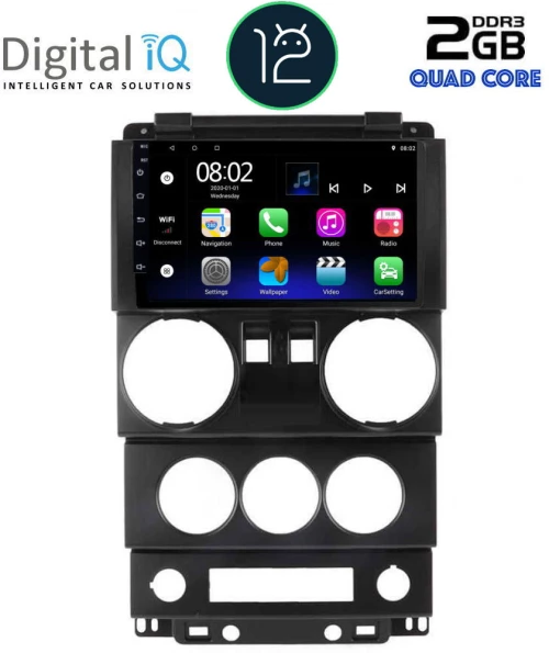 DIGITAL IQ RTB 2293_GPS (9inc) MULTIMEDIA TABLET OEM JEEP WRANGLER  mod. 2006-2011