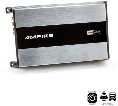Ampire MBM4.24V-4G Ψηφιακός ενισχυτής Αυτοκινήτου 4 Καναλιών 4x100W 24V (Τεμάχιο) Τετρακάναλος
