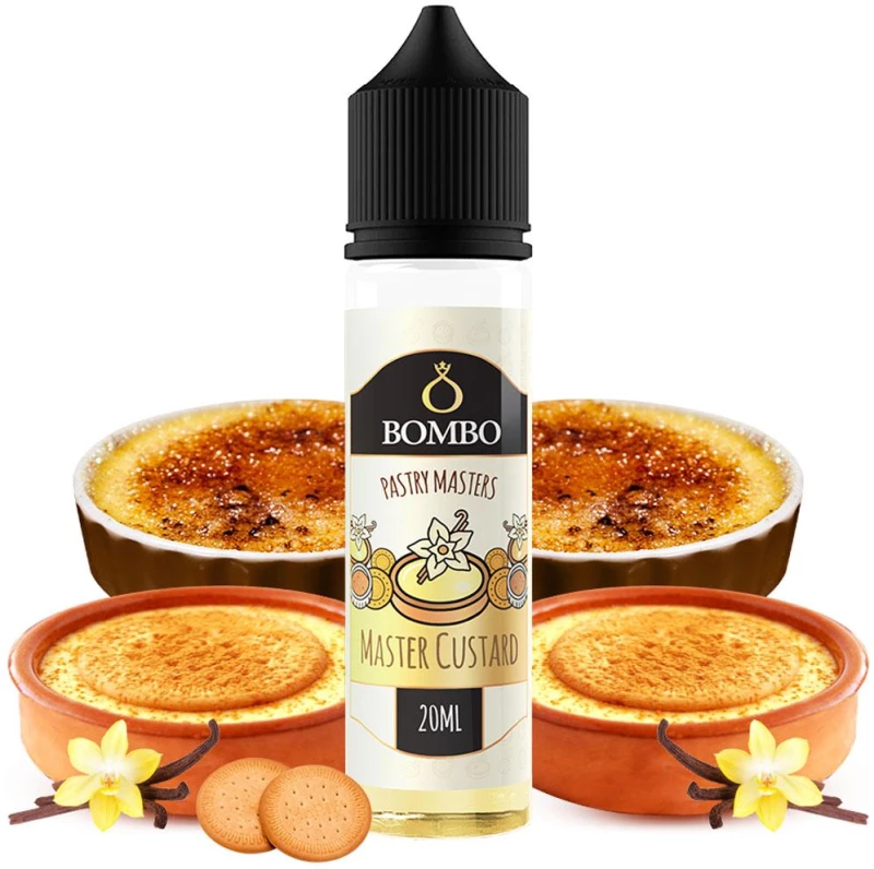 Bombo Flavorshot Pastry Masters Master Custard 20ml/60ml