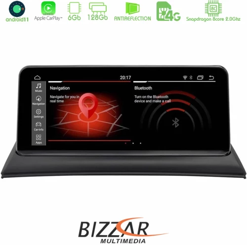 Bmw χ3 Series ε83 Android12 (6+128gb) Navigation Multimedia 10.25 Black Panel u-a11-6283gn