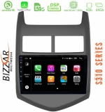 Bizzar S310 Chevrolet Aveo 2011-2017 car pad 9 Android 10 Multimedia Station u-bz-G5107