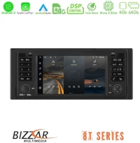Bizzar oem bmw X5/5 Series 8core Android12 4+64gb Navigation Multimedia Deckless 7 με Carplay/androidauto u-8t-Bm65