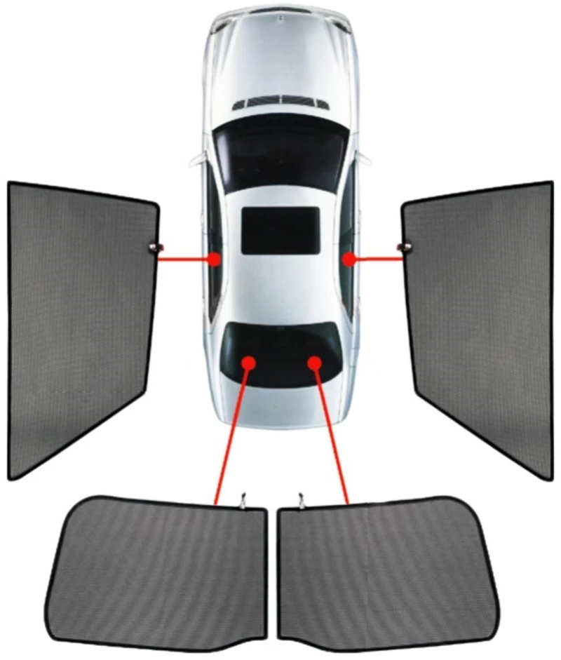 PVC.MAZ-2-5-B MAZDA 2 5D 2014+  ΚΟΥΡΤΙΝΑΚΙΑ ΜΑΡΚΕ CAR SHADES - 4 ΤΕΜ.