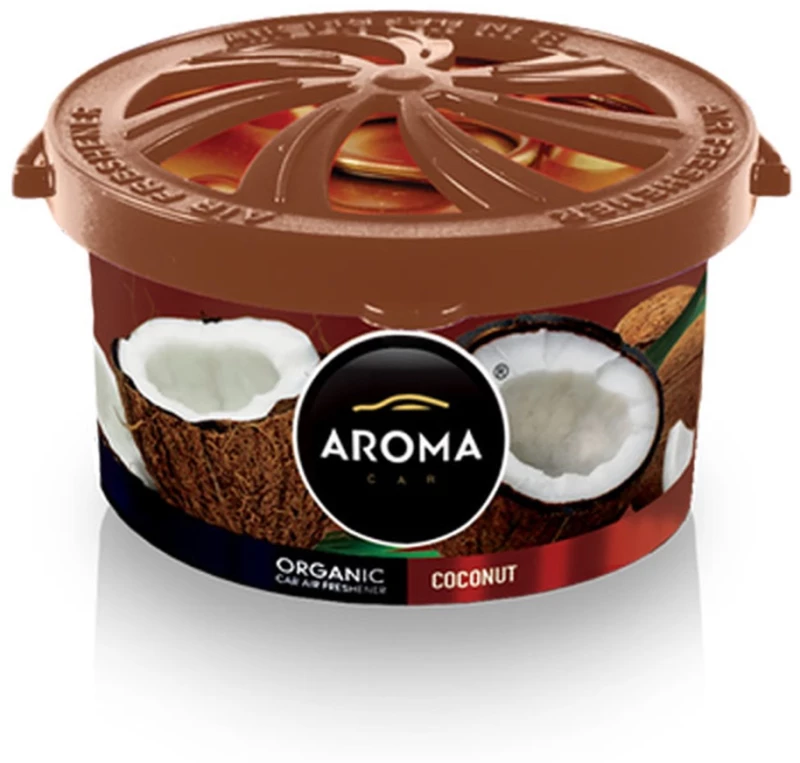 A92099/AM ΑΡΩΜΑΤΙΚΟ ΣΕ ΚΟΝΣΕΡΒΑ AROMA ORGANIC - ΚΑΡΥΔΑ (COCONUT) 40gr - 1 ΤΕΜ.