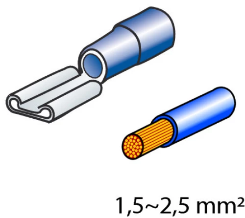 4506.2-LM ΦΙΣΑΚΙΑ 6.3 x 0.8mm (10τμχ)