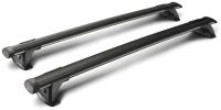 Y8050227 ΜΠΑΡΕΣ ΟΡΟΦΗΣ ΑΛΟΥΜΙΝΙΟΥ ΜΑΥΡΗ THROUGH BAR STANDARD 109cm ΜΕ ΚΛΕΙΔΙ - 2 TEM.