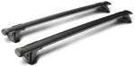 Y8050227 ΜΠΑΡΕΣ ΟΡΟΦΗΣ ΑΛΟΥΜΙΝΙΟΥ ΜΑΥΡΗ THROUGH BAR STANDARD 109cm ΜΕ ΚΛΕΙΔΙ - 2 TEM.