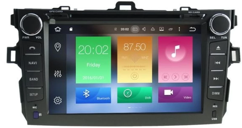 Bizzar Toyota Corolla Android pie 9.0 8core Navigation Multimedia u-bl-8c-Ty49