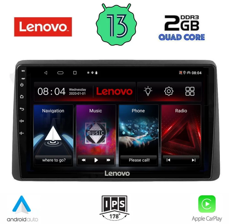 LENOVO LVD 4450_CPA (10inc) MULTIMEDIA TABLET OEM NISSAN NAVARA D22 mod. 1998-2004