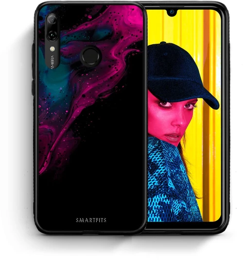 Watercolor Pink Black - Huawei P Smart 2019 / P Smart+ / Nova 3i θήκη