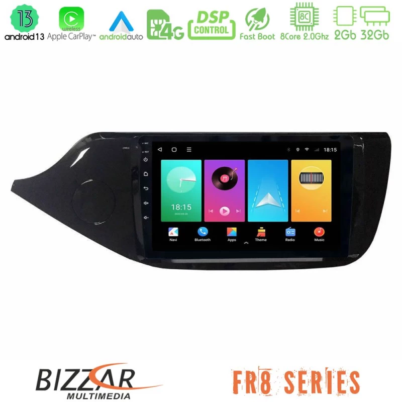Bizzar fr8 Series kia Ceed 2013-2017 8core Android13 2+32gb Navigation Multimedia Tablet 9″ u-fr8-Ki0610