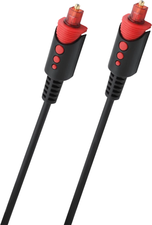 Oehlbach Red Opto Star Οπτικό Ψηφιακό Καλώδιο TOSLINK 1.5m Μαύρο (Τεμάχιο) 12099