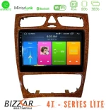 Bizzar 4t Series Mercedes c Class (W203) 4core Android12 2+32gb Navigation Multimedia Tablet 9 (Wooden Style) u-lvb-Mb0925w