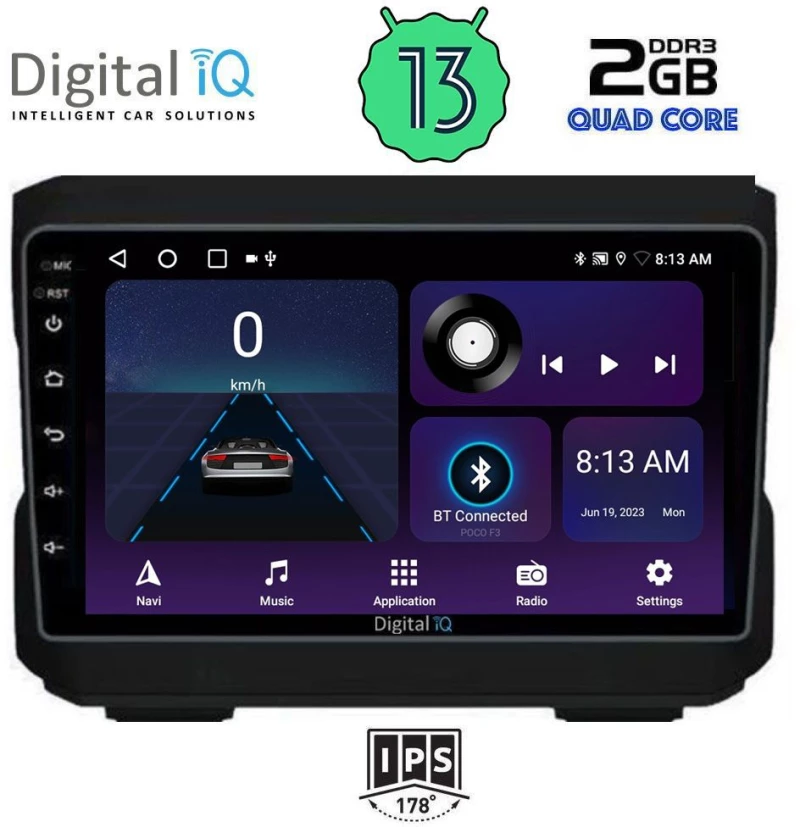 DIGITAL IQ BXB 1272_GPS (10inc) MULTIMEDIA TABLET OEM JEEP  mod. 2007-2014  - DODGE mod. 2007>