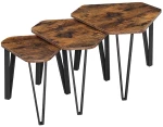 Vasagle Set of 3 Nesting Coffee Table (LNT14BX) (VASLNT14BX)