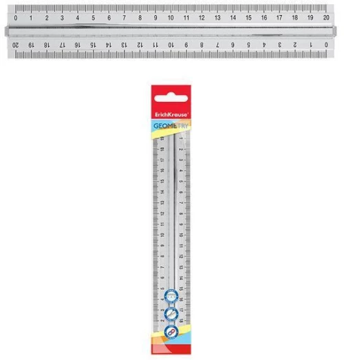 Χάρακας πλαστικός ErichKrause 20cm  53868