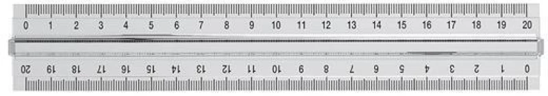 Χάρακας πλαστικός ErichKrause 20cm  53868