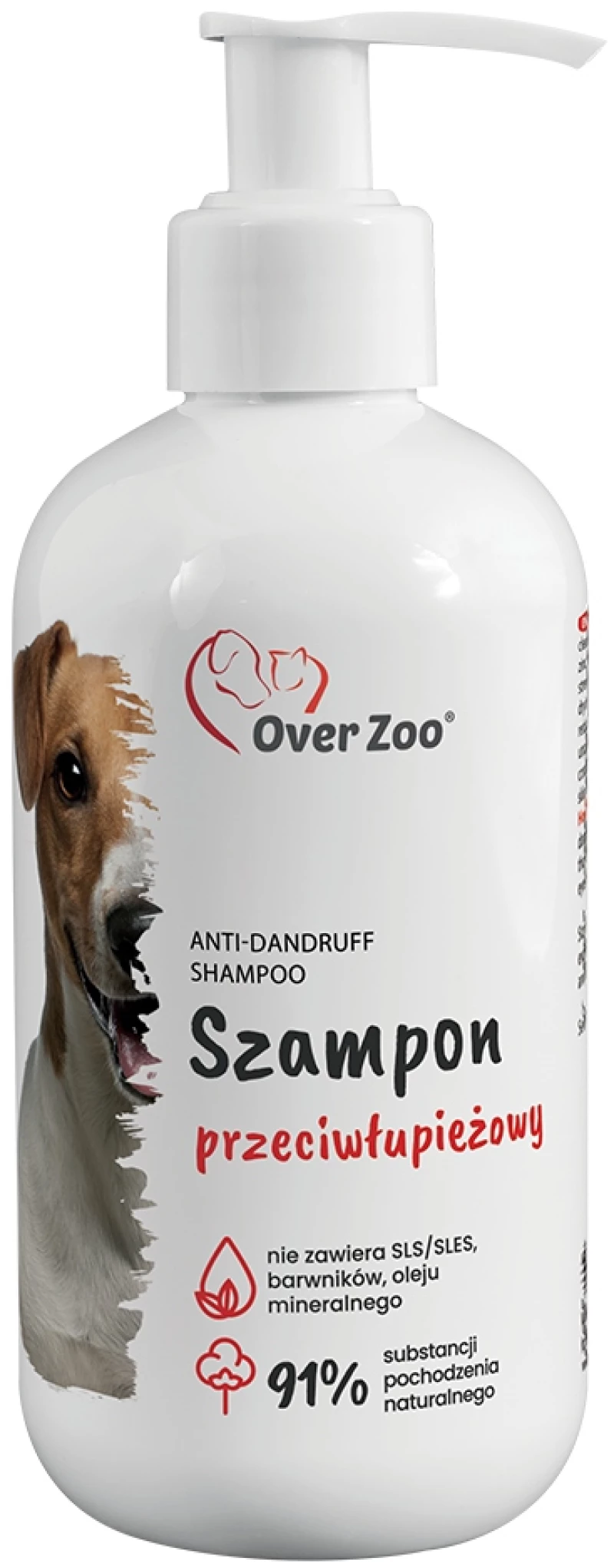 Over Zoo Shampoo Anti-Dandruff Σαμπουάν για τη Πιτυρίδα Σκύλου 250ml
