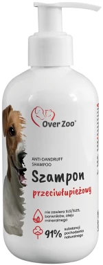 Over Zoo Shampoo Anti-Dandruff Σαμπουάν για τη Πιτυρίδα Σκύλου 250ml