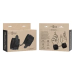 INTENSE FETISH VEGAN LEATHER HANDCUFFS