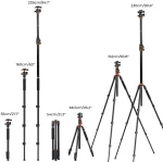 K&F Concept T254A7+BH-28L Magnesium Aluminum Tripod, Rotatable Multi-Angle Center & Detachable Monopod (KF09.119)