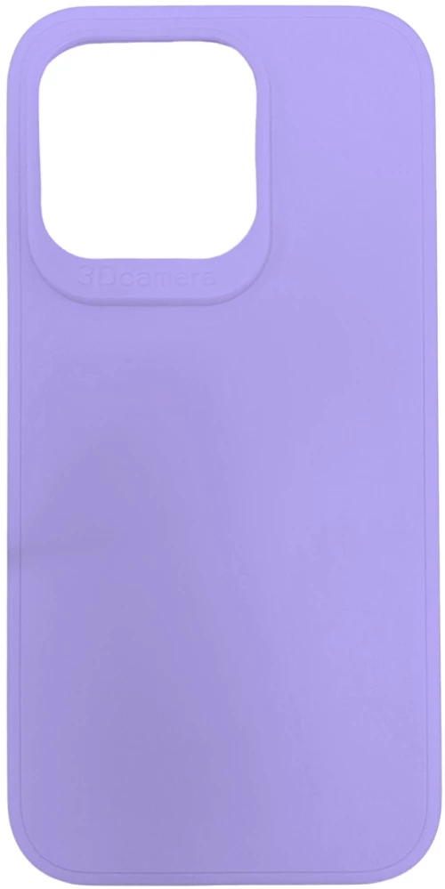 Θήκη σιλικόνης TPU Ultra Slim 0.3mm soft mat για iPhone 15 - Βιολετί