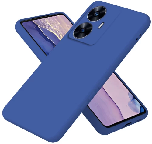 Θήκη Silky And Soft για Realme C55 - Navy Blue