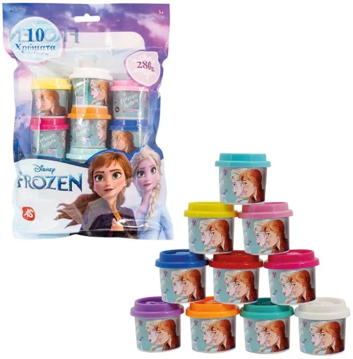 AS Disney: Frozen -10 Jars of Plasticine (1045-03598)