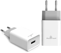 POWERTECH φορτιστής τοίχου PT-780, USB QC 3.0, 20W, 4A, λευκός
