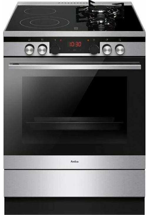 Κουζίνα Μικτή Amica 6226MCE3.45EEZPTSD(XX) Inox