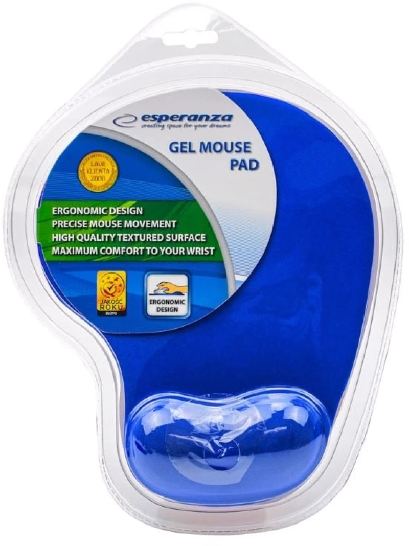 Εργονομικό Mousepad Gel Esperanza Μπλε