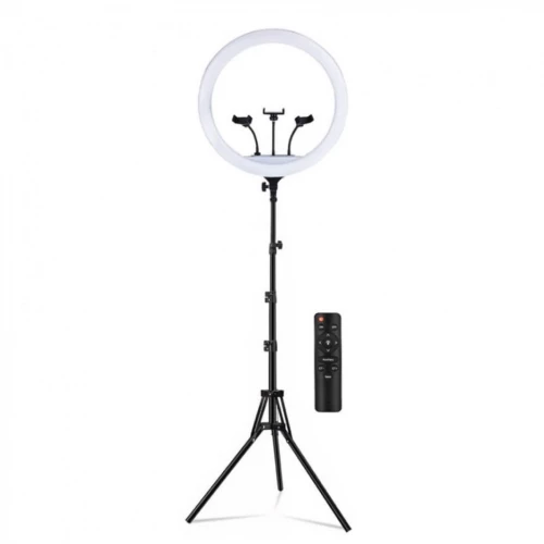 Led Ring light 58cm με τρίποδο δαπέδου και βάση για 3 κινητά YQ-580