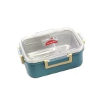 Ισοθερμικό Inox Δοχείο Φαγητού 2 Θέσεων 17.8x12..4x7.5cm - Μπλέ