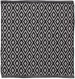 Ταπέτο Μπάνιου 60x60cm 100% Cotton Black Seaslkin Trellis 800107