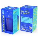 B SWISH - BCUTE CURVE INFINITE CLASSIC LIMITED EDITION SILICONE RECHARGEABLE VIBRATOR ELECTRIC BLUE