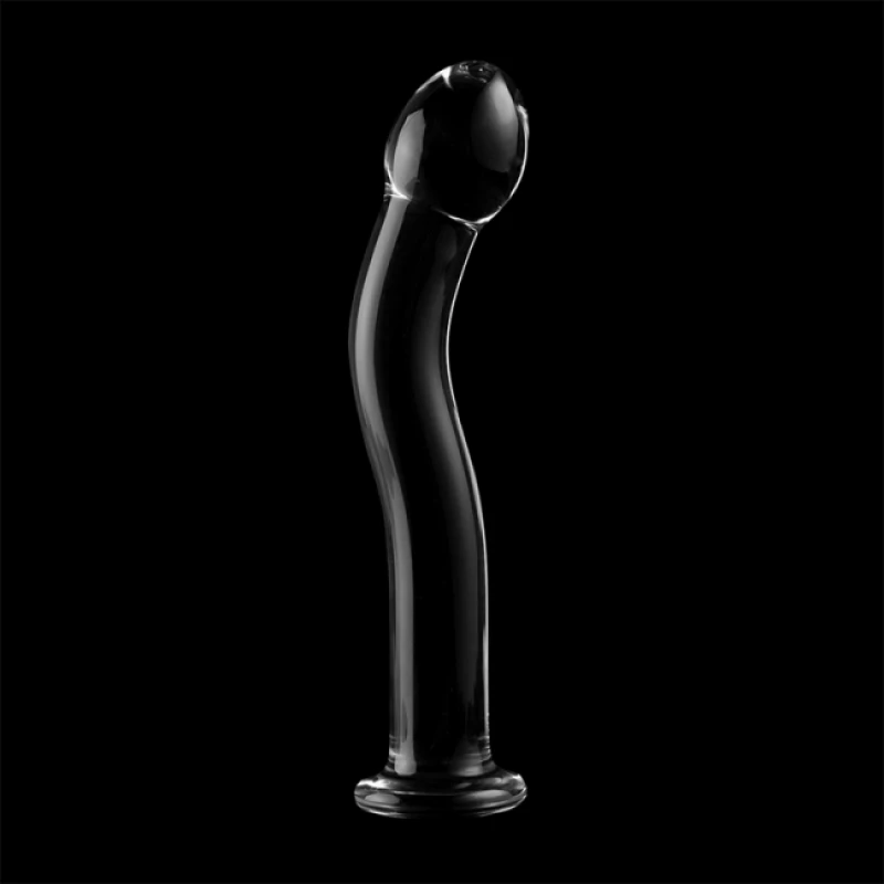 NEBULA SERIES BY IBIZA - MODEL 18 DILDO BOROSILICATE GLASS 18.5 X 3.5 CM CLEAR