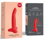 FUN FACTORY - LIMBA FLEXIBLE DILDO RED SIZE M