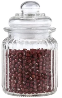 Βάζο Γυάλινο Με Καπάκι 260ml 13.5x7.5cm Viosarp - 5206753040118