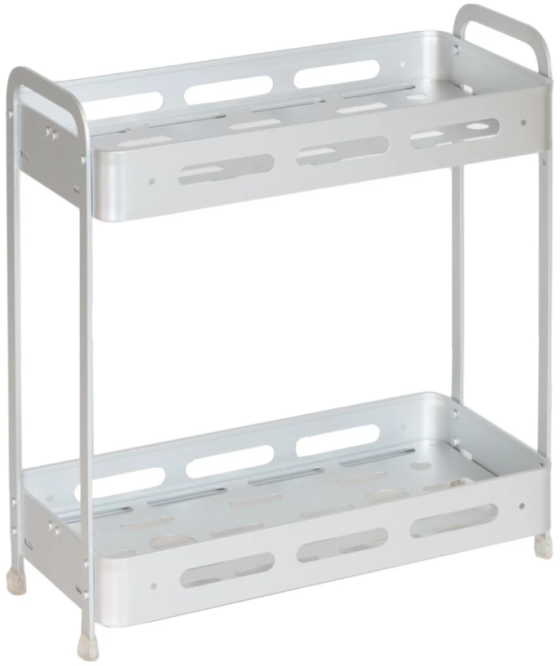 Ραφιέρα Αλουμινίου Ίσια 2 Θέσεων 33x16x36cm Viosarp - 5206753042846