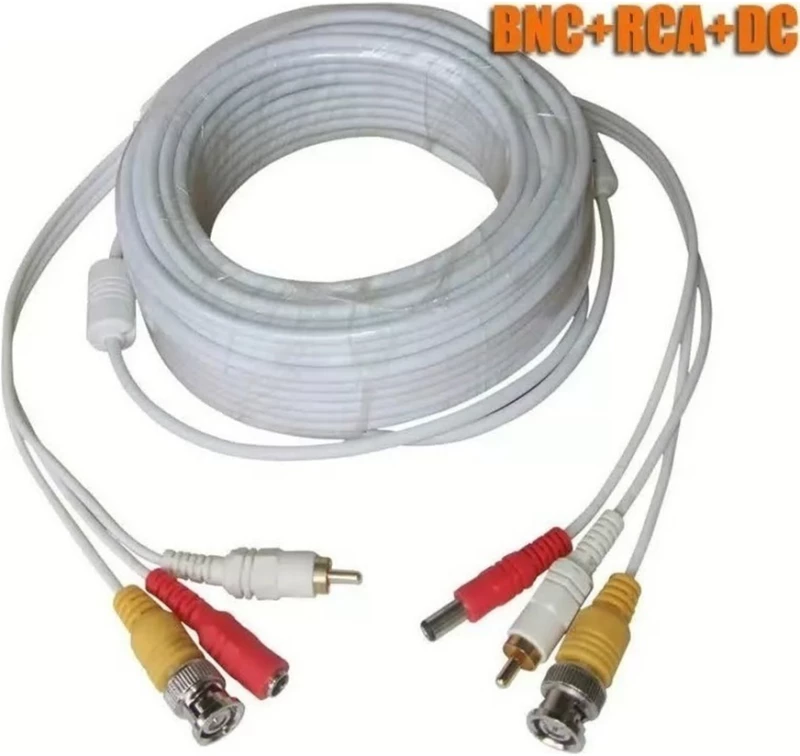 Καλώδιο CCTV με BNC Ήχο και Εικόνα 50μ 10240-32 Λευκό ΟΕΜ
