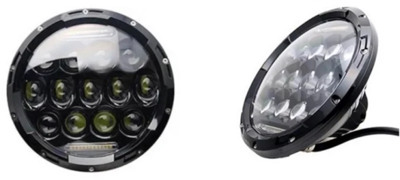 Στρογγυλός Προβολέας Αυτοκινήτου 7'' 75W για Jeep 1τμχ KX-02244