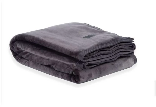 ΚΟΥΒΕΡΤΑ VELOUR ΥΠΕΡΔΙΠΛΗ (VELOSSO ANTHRACITE) - NEF NEF VELOSSO ANTHRACITE / 100% ΠΟΛΥΕΣΤΕΡ