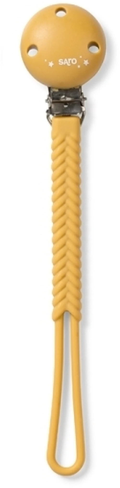 Saro Κλιπ Πιπίλας Σιλικόνης Ochre