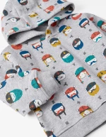 Zippy Bebe Φούτερ Vikings, Γκρί