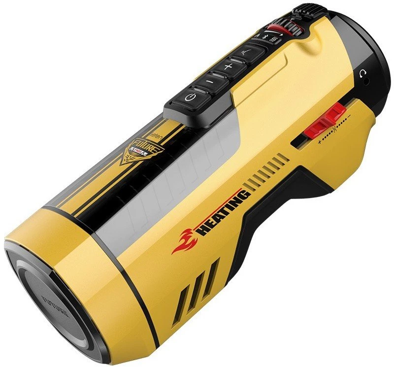 LETEN Future Pro - Super Masturbator with heating and sucking - Yellow