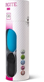 VIRGITE G6 RECHARGEABLE BLUE VIBRATING EGG
