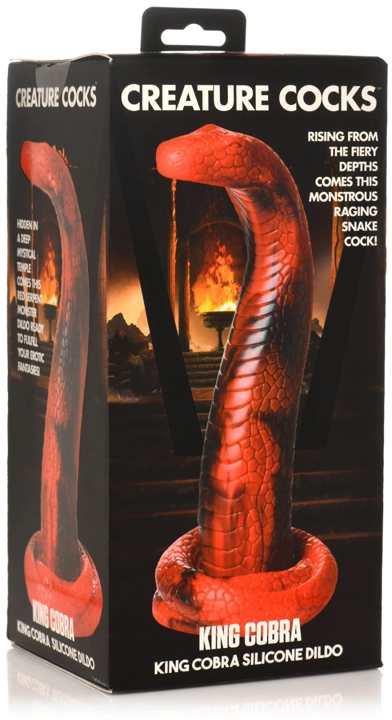 KING COBRA SILICONE DILDO